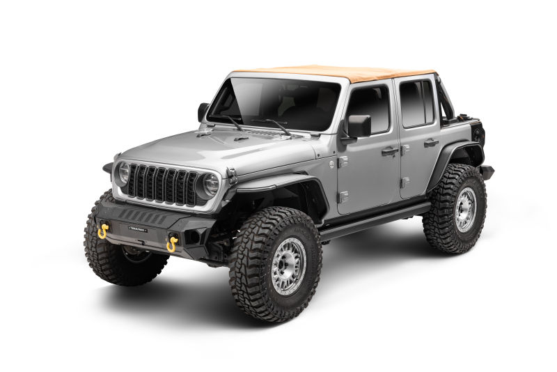 Jeep Wrangler Bumper - Front - Go Rhino - Trallenge, Stubby, Winch Ready - Black - `07-`20